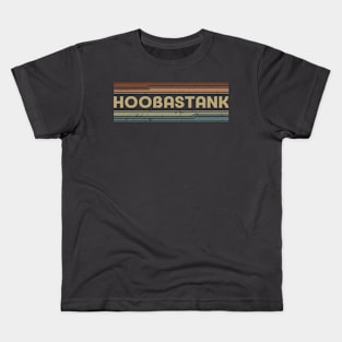 Hoobastank Retro Lines Kids T-Shirt